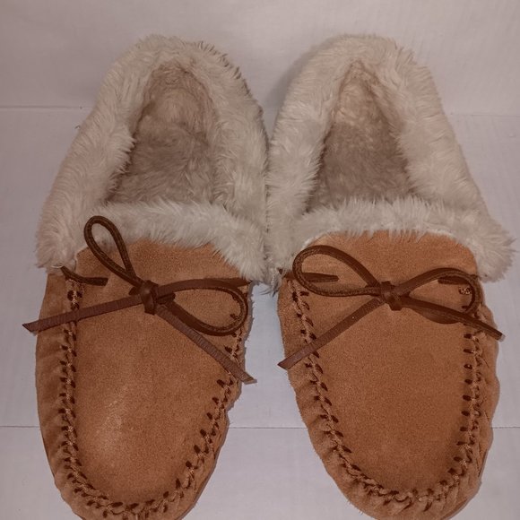 J.CREW WOMEN'S MOCCASIN SLIPPERS - Picture 2 of 7